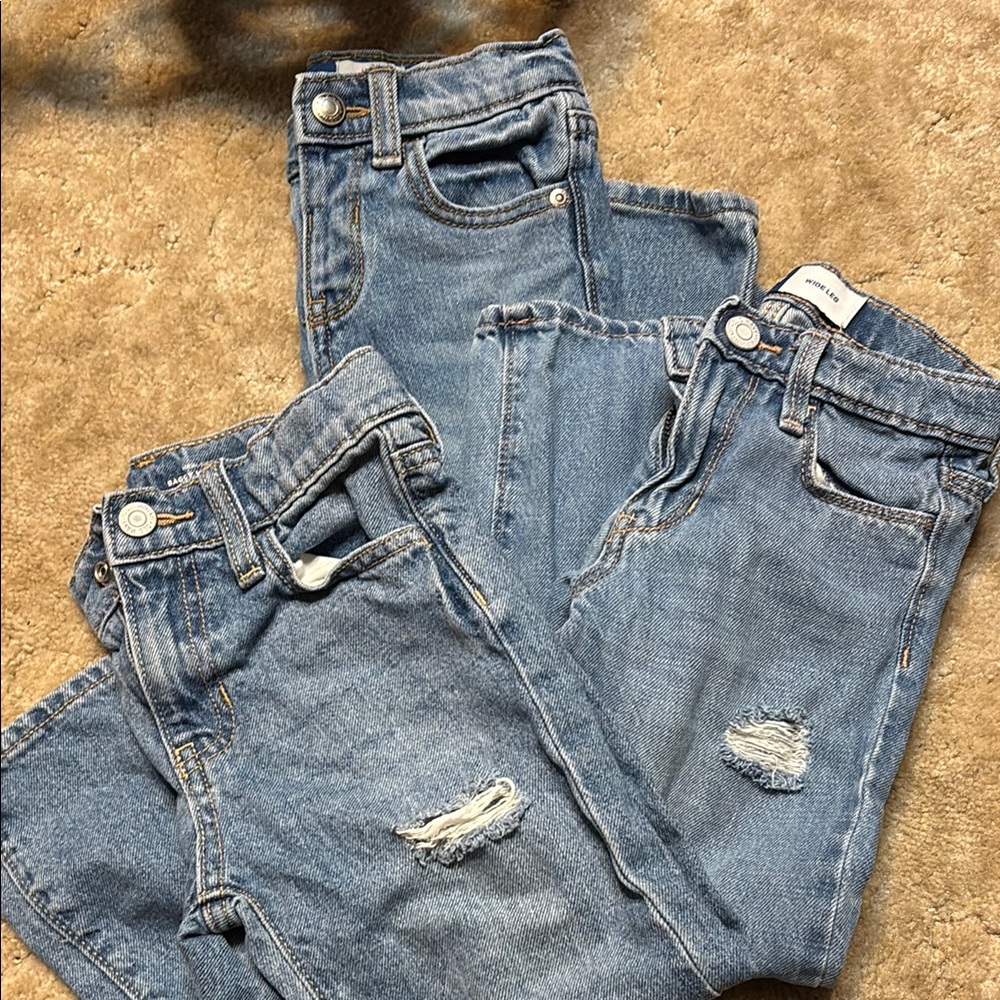 Stylish Blue Distressed Jeans